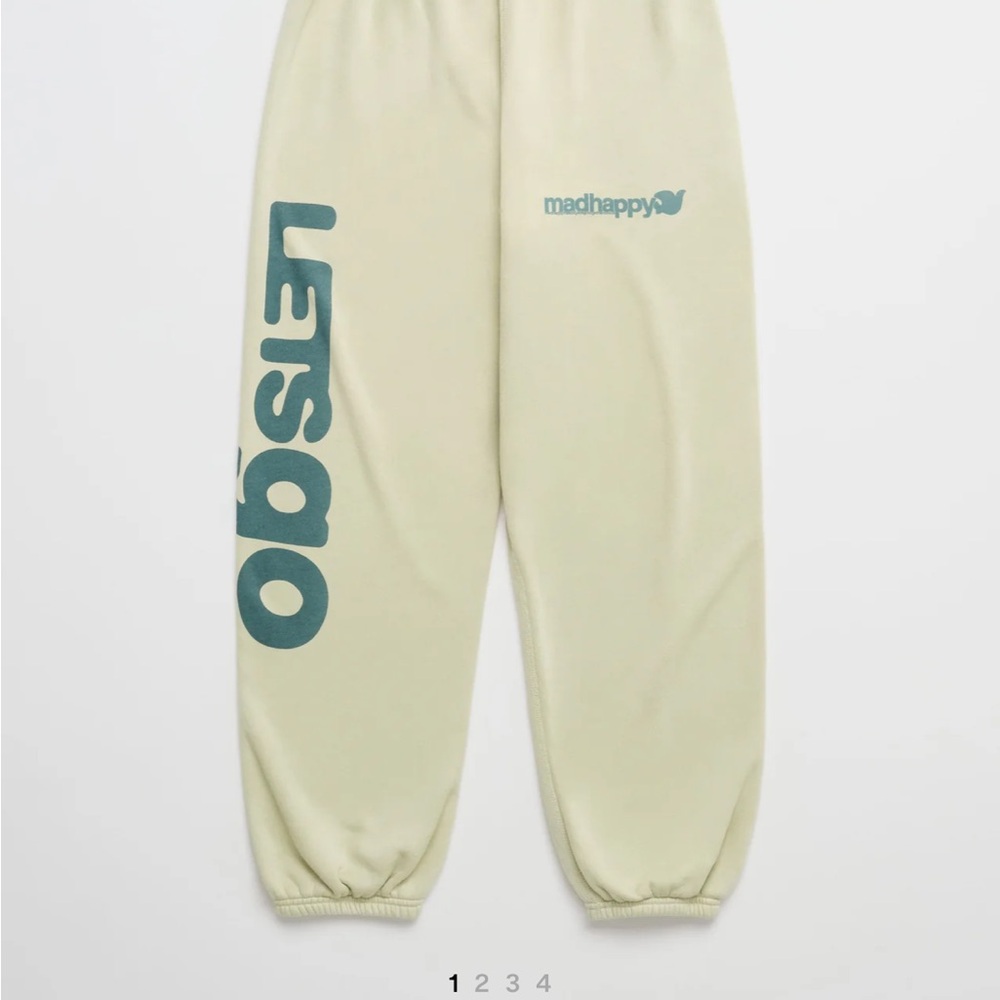 BNWT Madhappy x Free City  Collab Sweatpants in color Bones